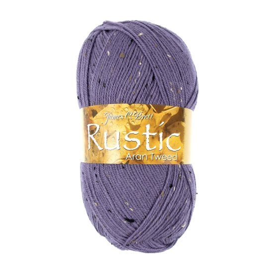 James C Brett Heather Rustic Aran Tweed 400g