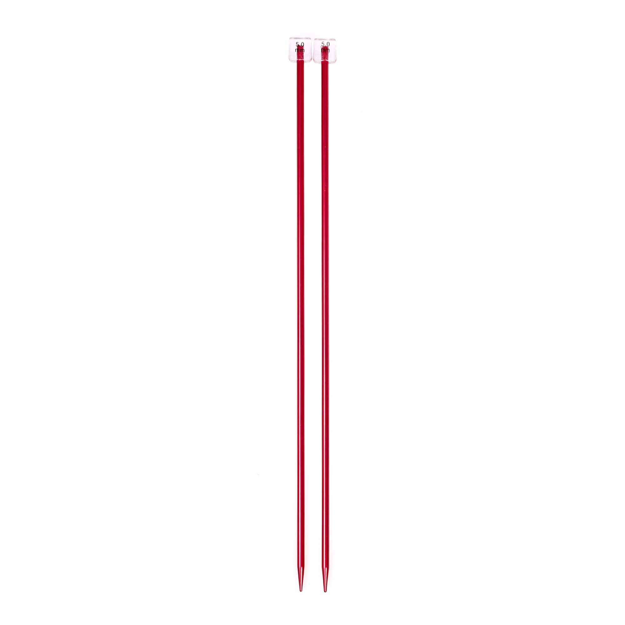 Knitcraft Red Knitting Needles 5mm