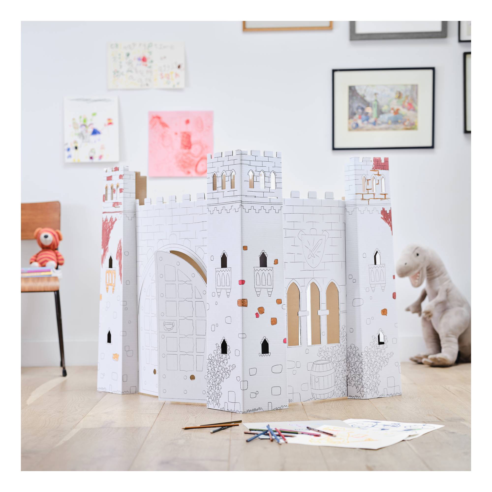 Colour-In Cardboard Magnificent Castle