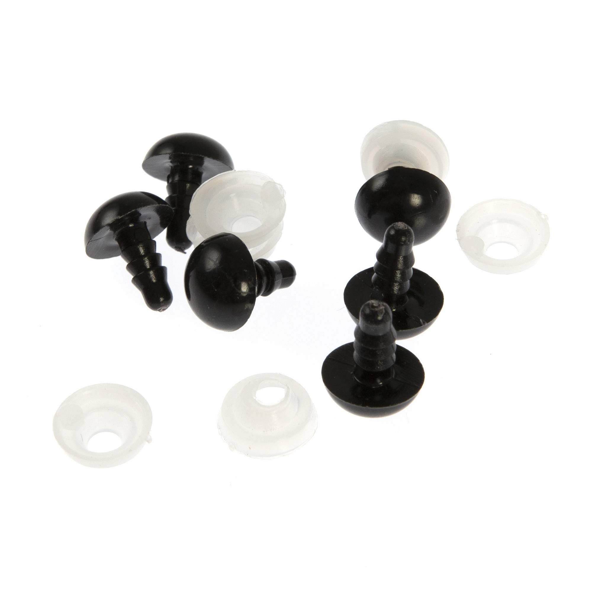 Black Toy Safety Eyes 6 Pack