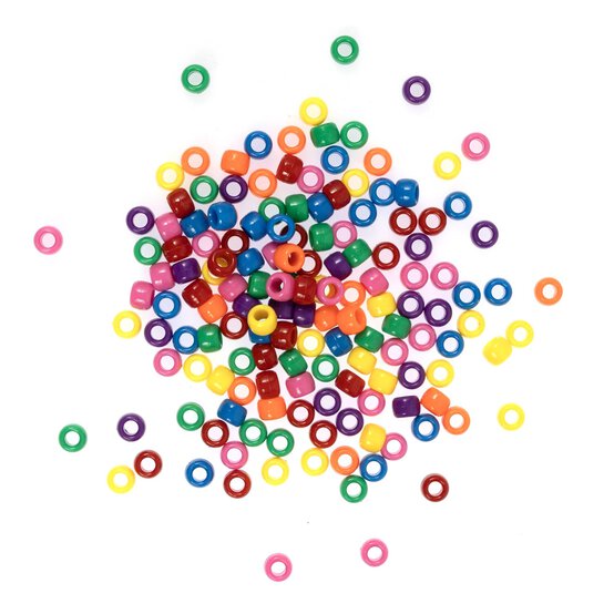 Mixed Neon Pony Beads 50g