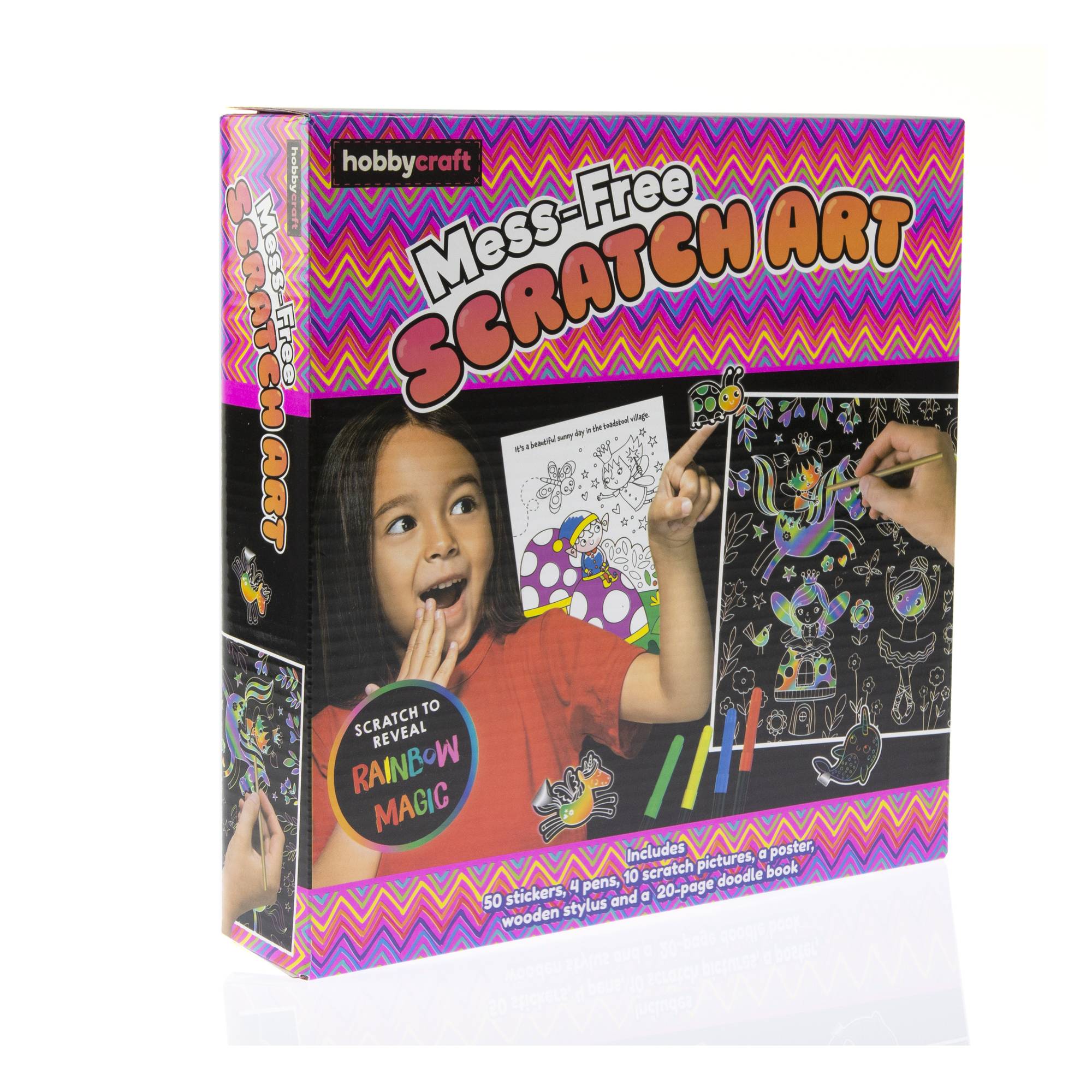 Mess-Free Scratch Art