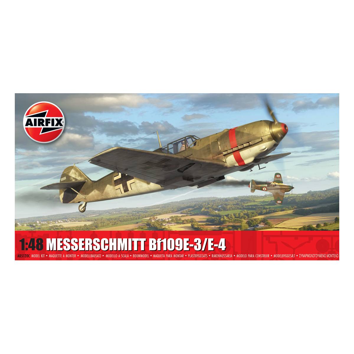 Airfix Messerschmitt Bf109E-3/E-4 Model Kit 1:48