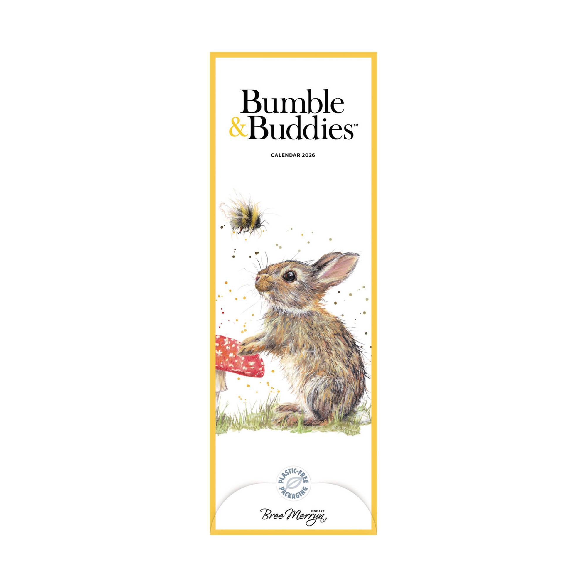 Bree Merryn Bumble & Buddies Slim Calendar 2026