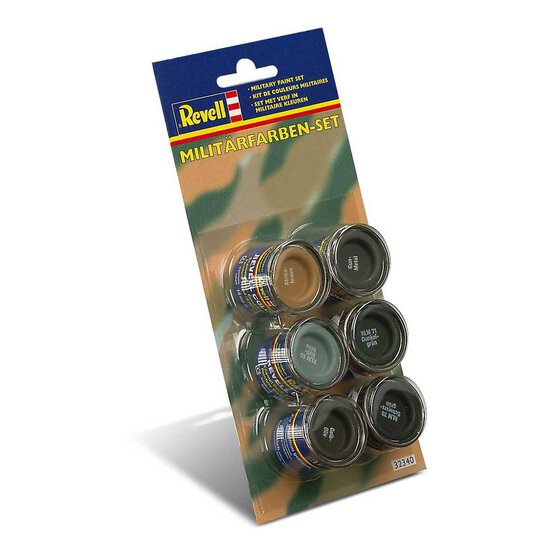 Revell Military Enamel Paint Set 6 Pieces