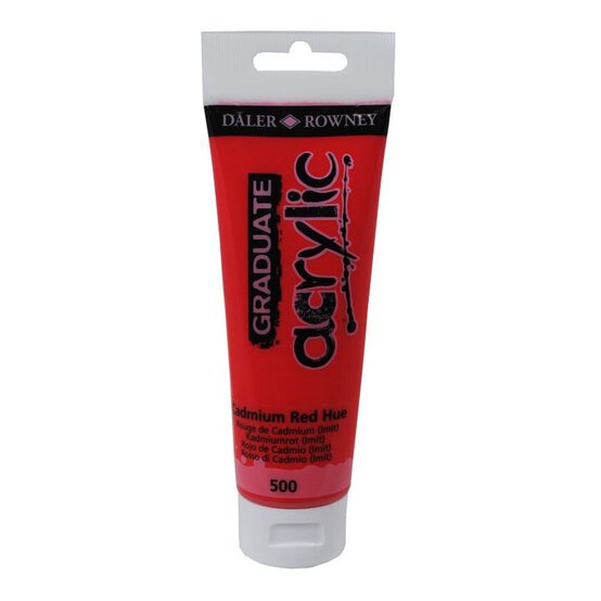 Daler-Rowney Graduate Cadmium Red Hue Acrylic Paint 120ml