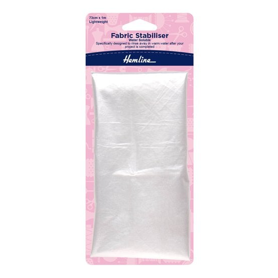 Hemline Water Soluble Fabric Stabiliser 73cm x 100cm