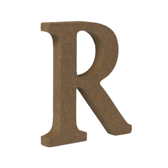 MDF Wooden Letter R 8cm