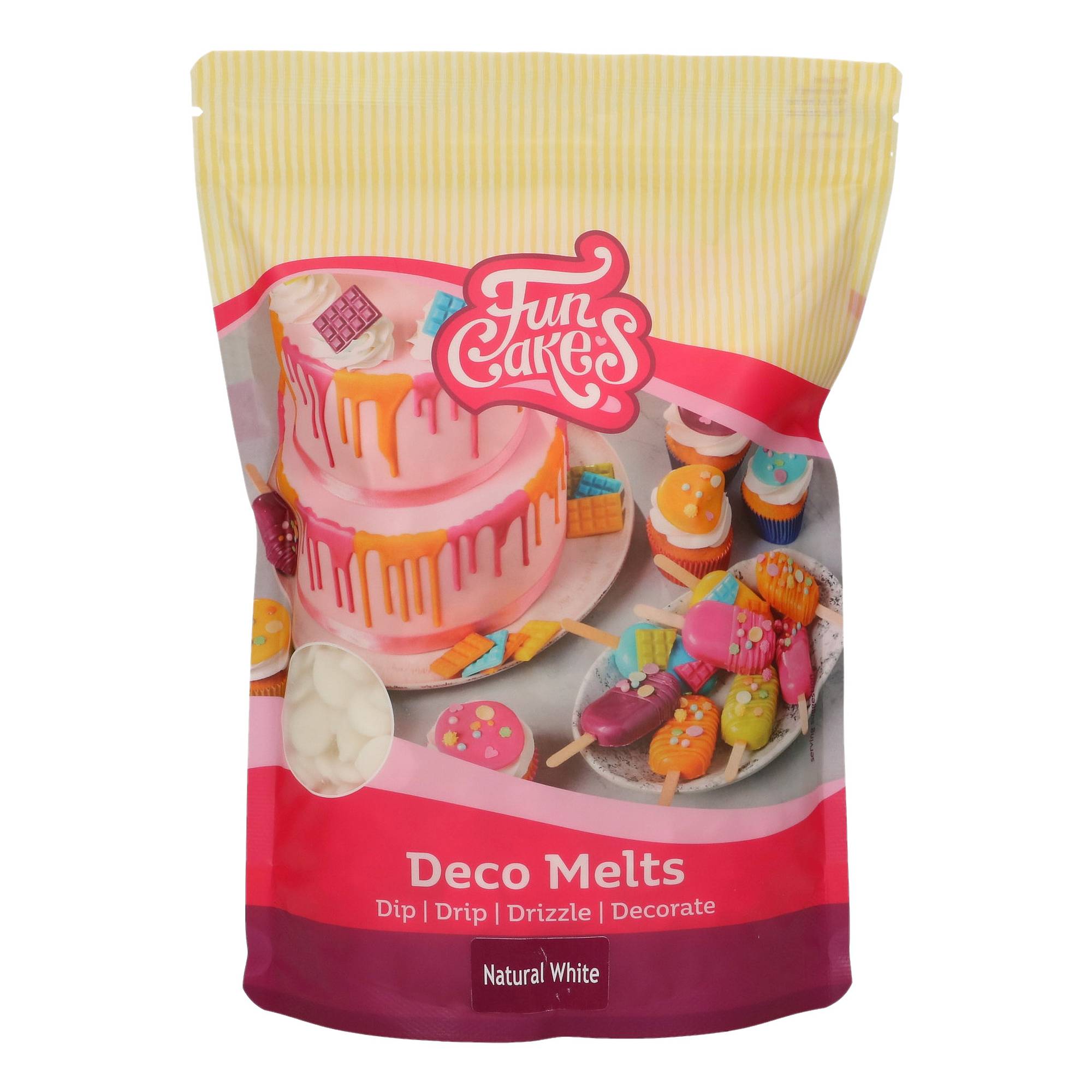 Funcakes Snow White Deco Melts 1kg