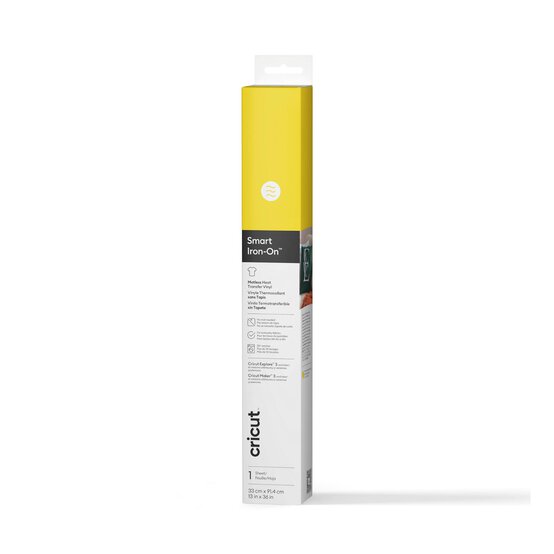 Cricut Yellow Smart Iron-On 13 x 36 Inches
