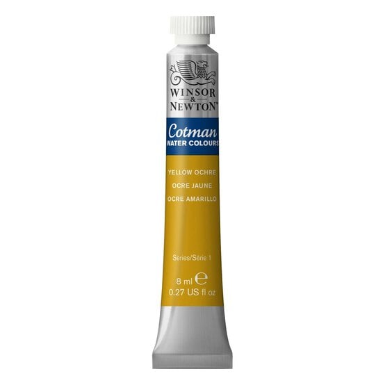 Winsor & Newton Cotman Yellow Ochre Watercolour Tube 8ml (744)