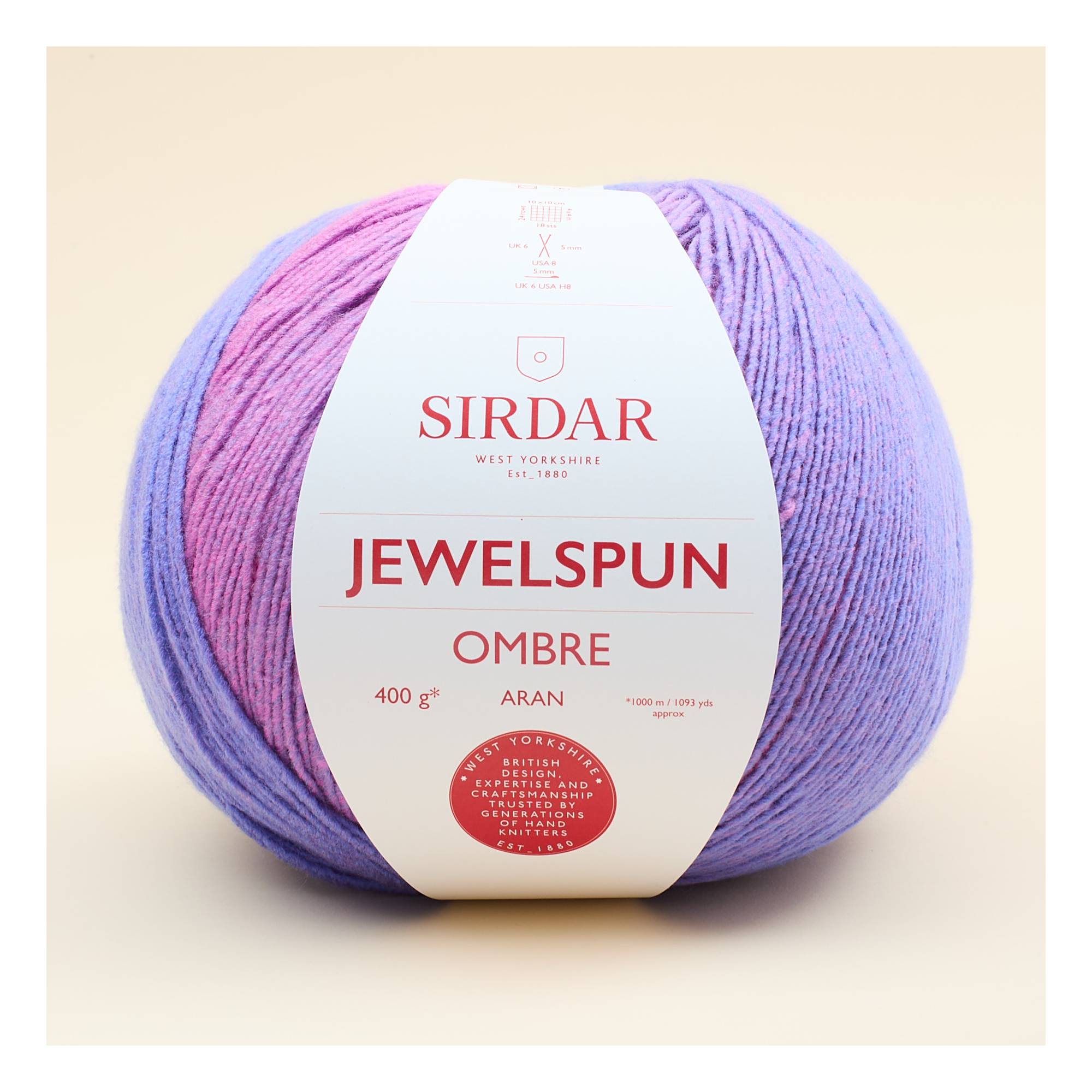 Sirdar Violet Jewelspun Aran Ombre 400g
