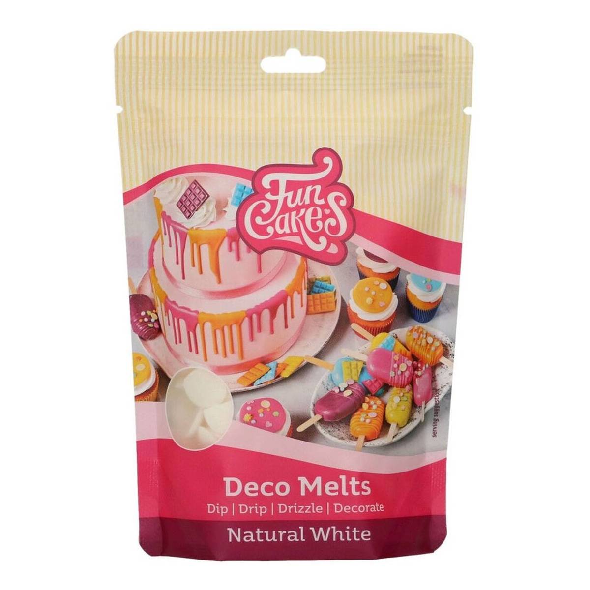 Funcakes Snow White Deco Melts 250g