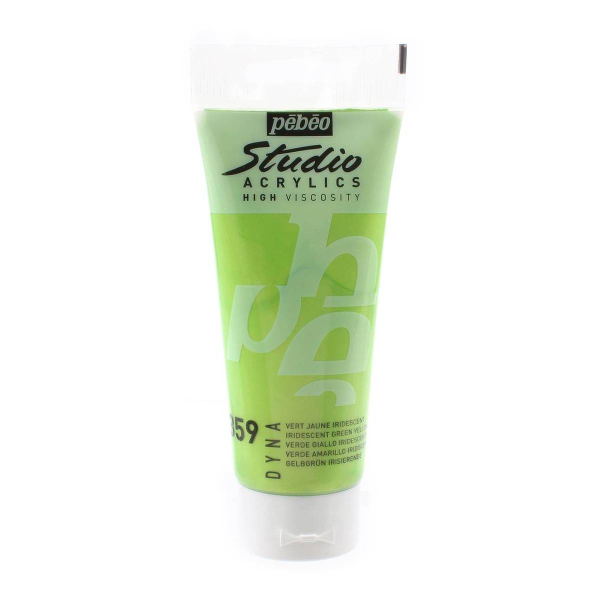 Pebeo Dyna Green Yellow Studio Acrylic Paint 100ml