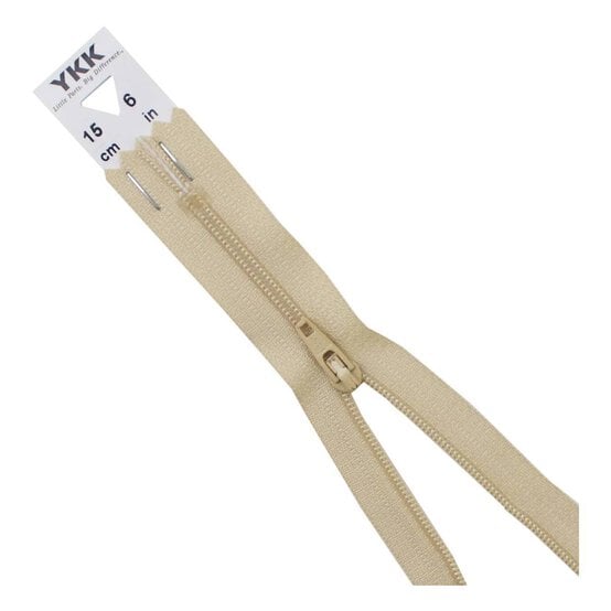 YKK Nude Dress and Skirt Zip 15cm