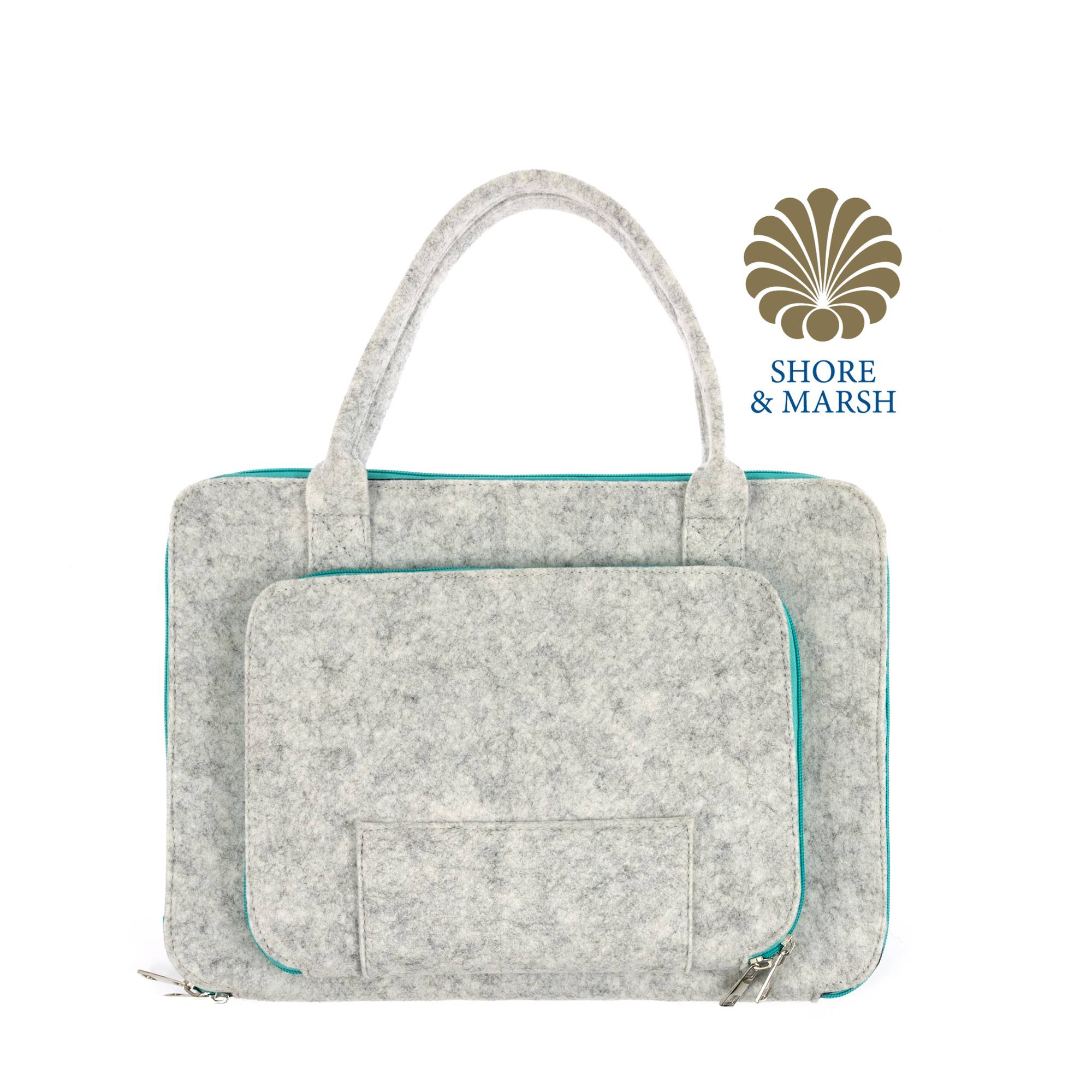 Shore & Marsh Light Grey Storage Bag