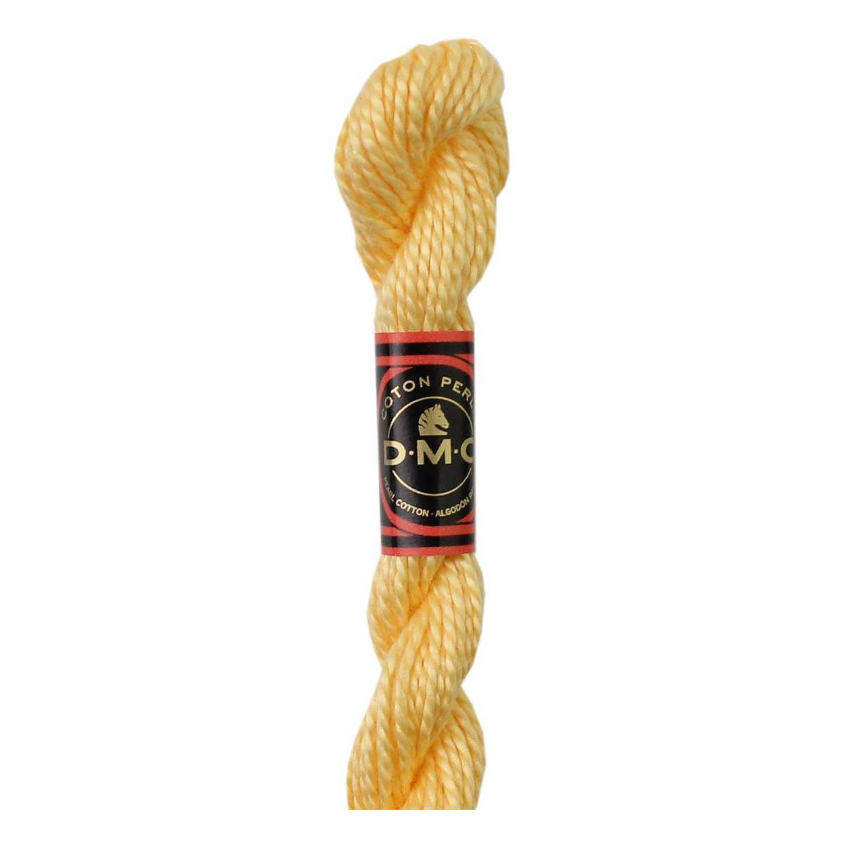 DMC Yellow Pearl Cotton Thread Size 3 15m (744)