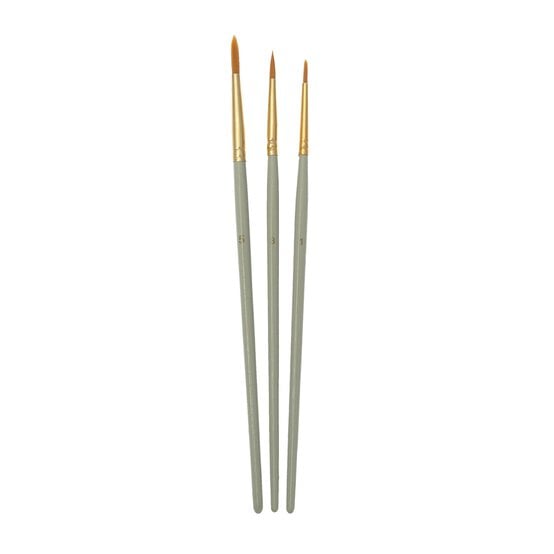 Craft Wooden Brush Set 3 Pack