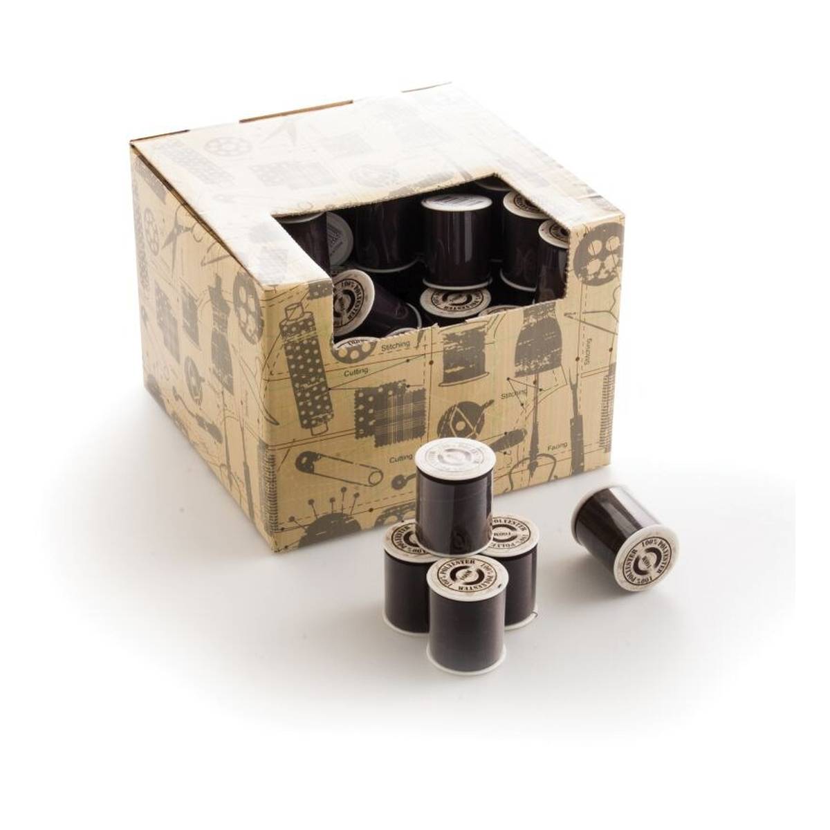 Polyester Thread x160m Black