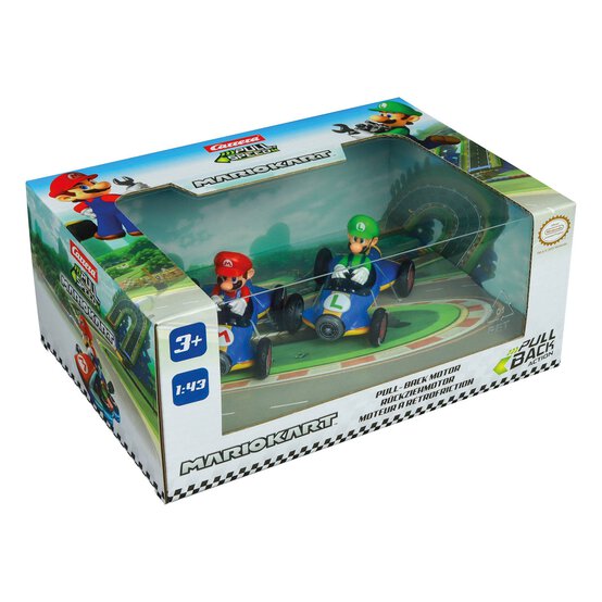 Carrera Pull Speed Mario Kart Mach 8 2 Pack