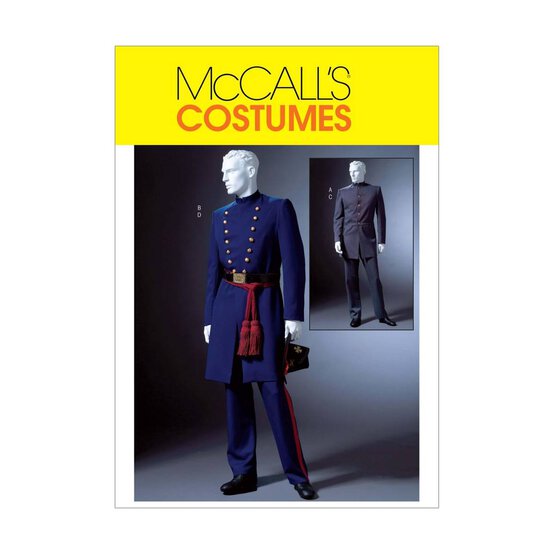 McCall’s Men’s War Costume Sewing Pattern M4745 (XL-XXL)