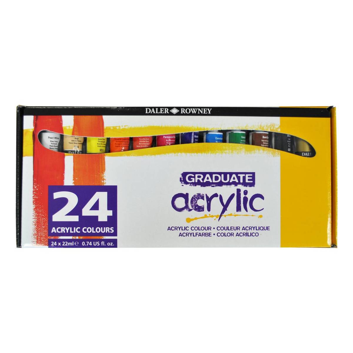Daler-Rowney Graduate Acrylic Paint 24 Pack