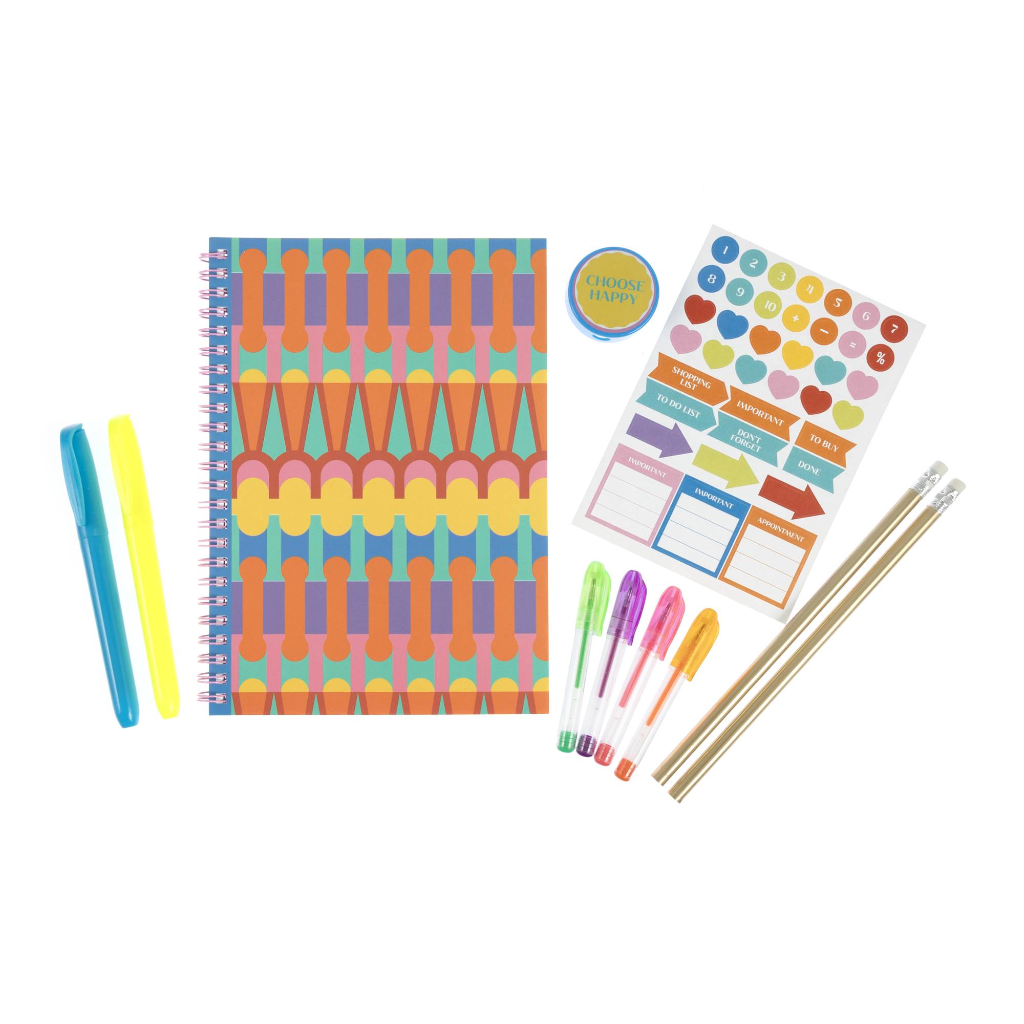 Bright Stationery Set 11 Pieces