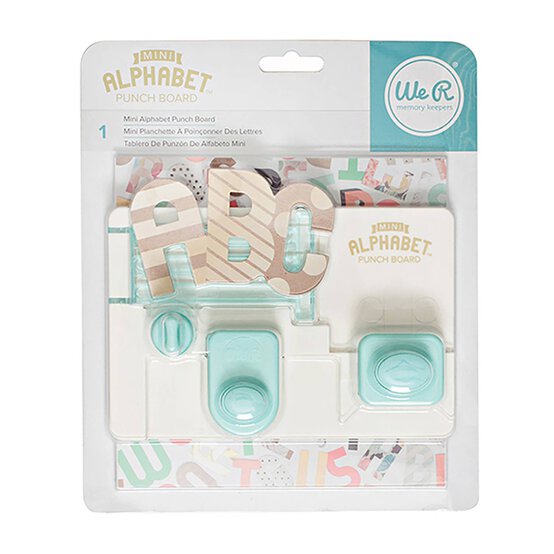 We R Makers Mini Alphabet Punch Board