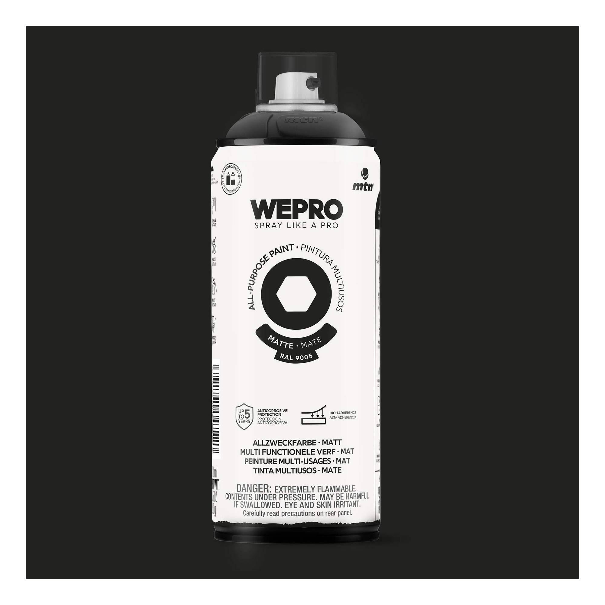MTN WEPRO Cosmos Black Matte All-Purpose Paint 400ml