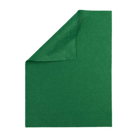 Green Polyester Felt Sheet A4