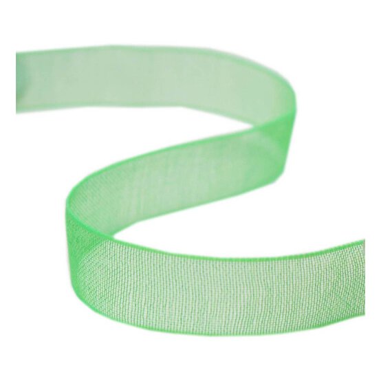Australian Green Organdie Ribbon 9mm x 8m