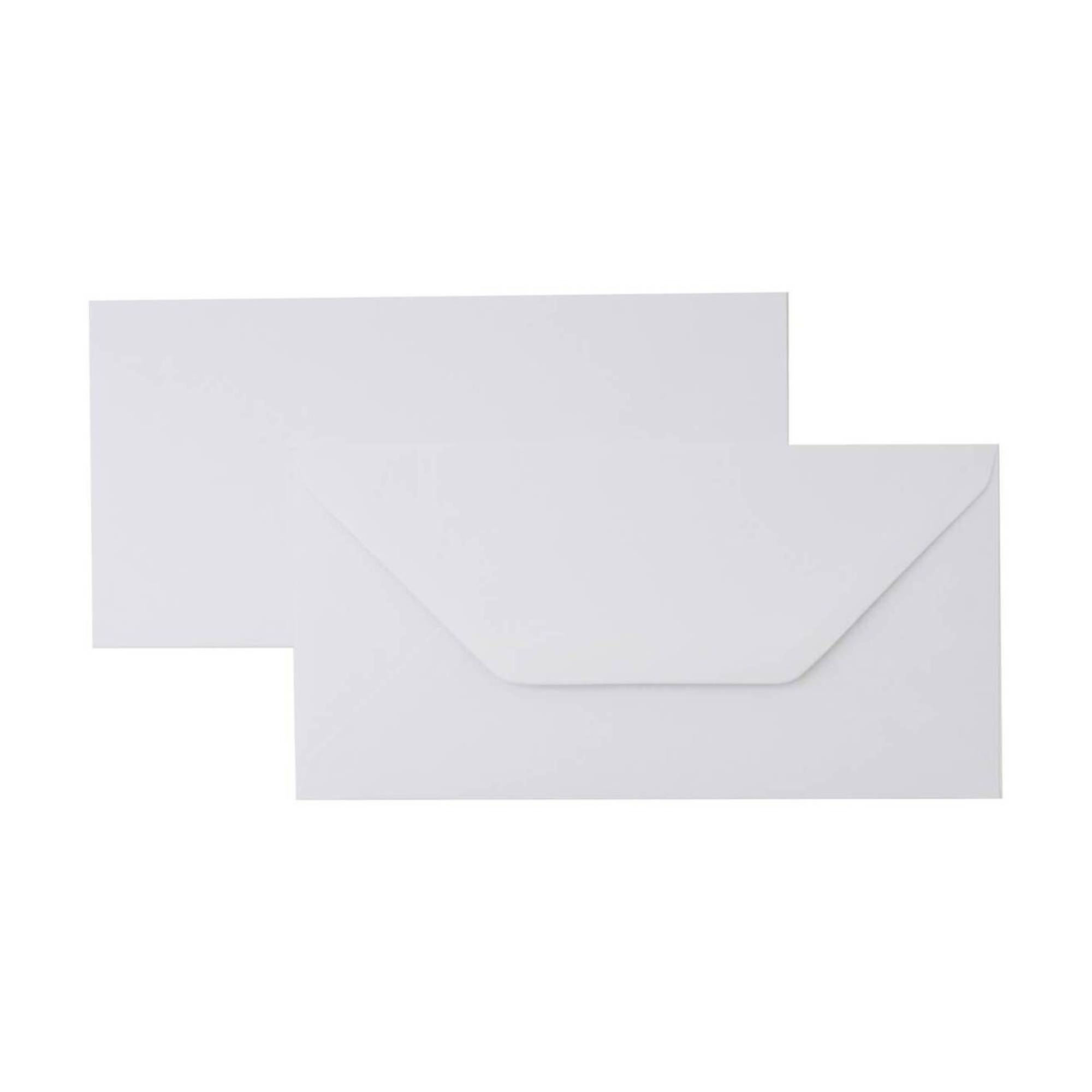 White Envelopes DL 50 Pack