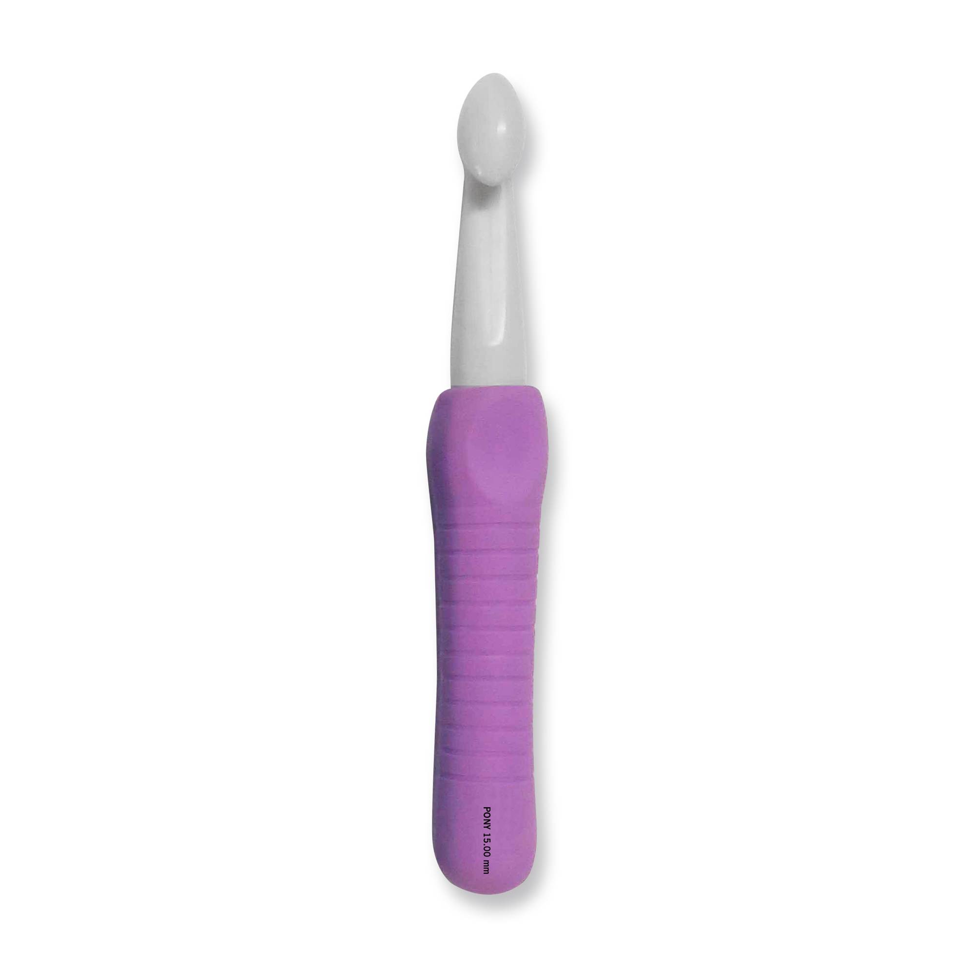 Pony Purple Easy Grip Crochet Hook 15mm x 17cm