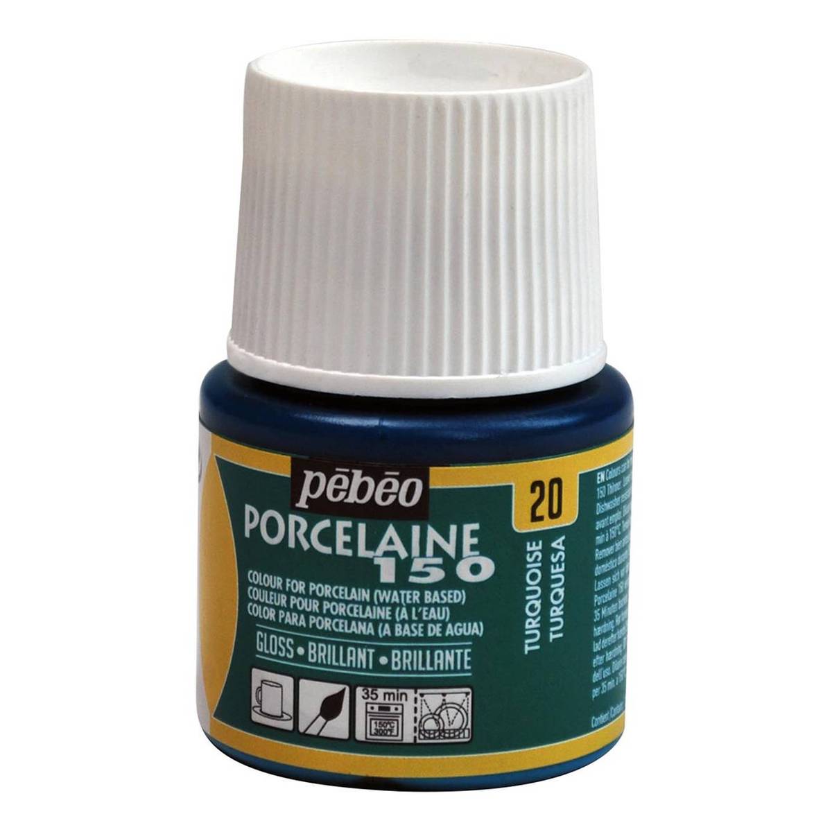 Pebeo Turquoise Porcelaine 150 Paint 45ml