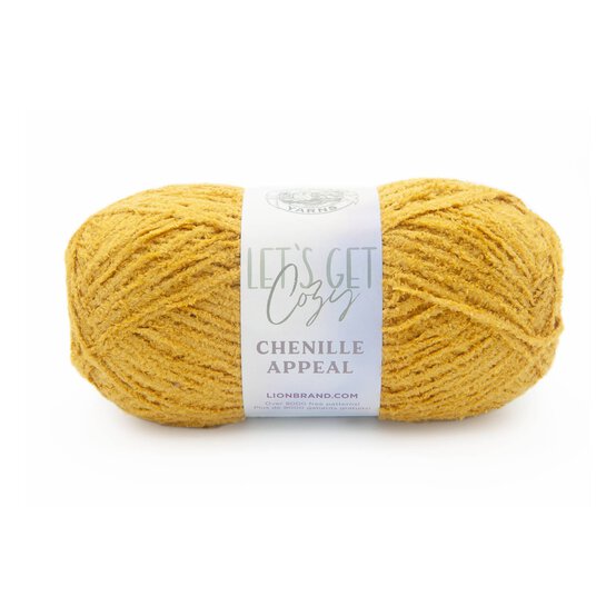 Lion Brand Harvest Gold Chenille Appeal 100g