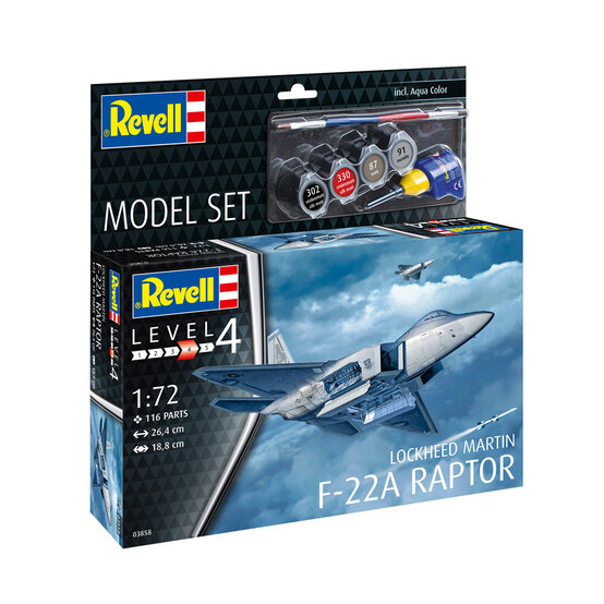 Revell Lockheed F-22 Model Set 1:72