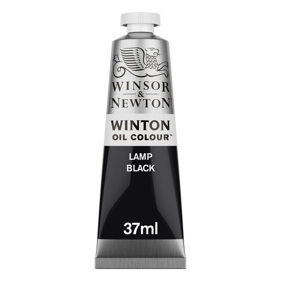 Winsor And Newton Winton Oil Colour 37ml Lamp Black
