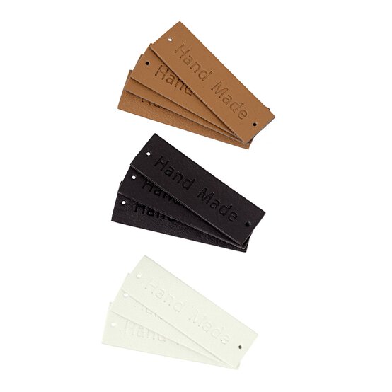 PU Handmade Labels 10 Pack