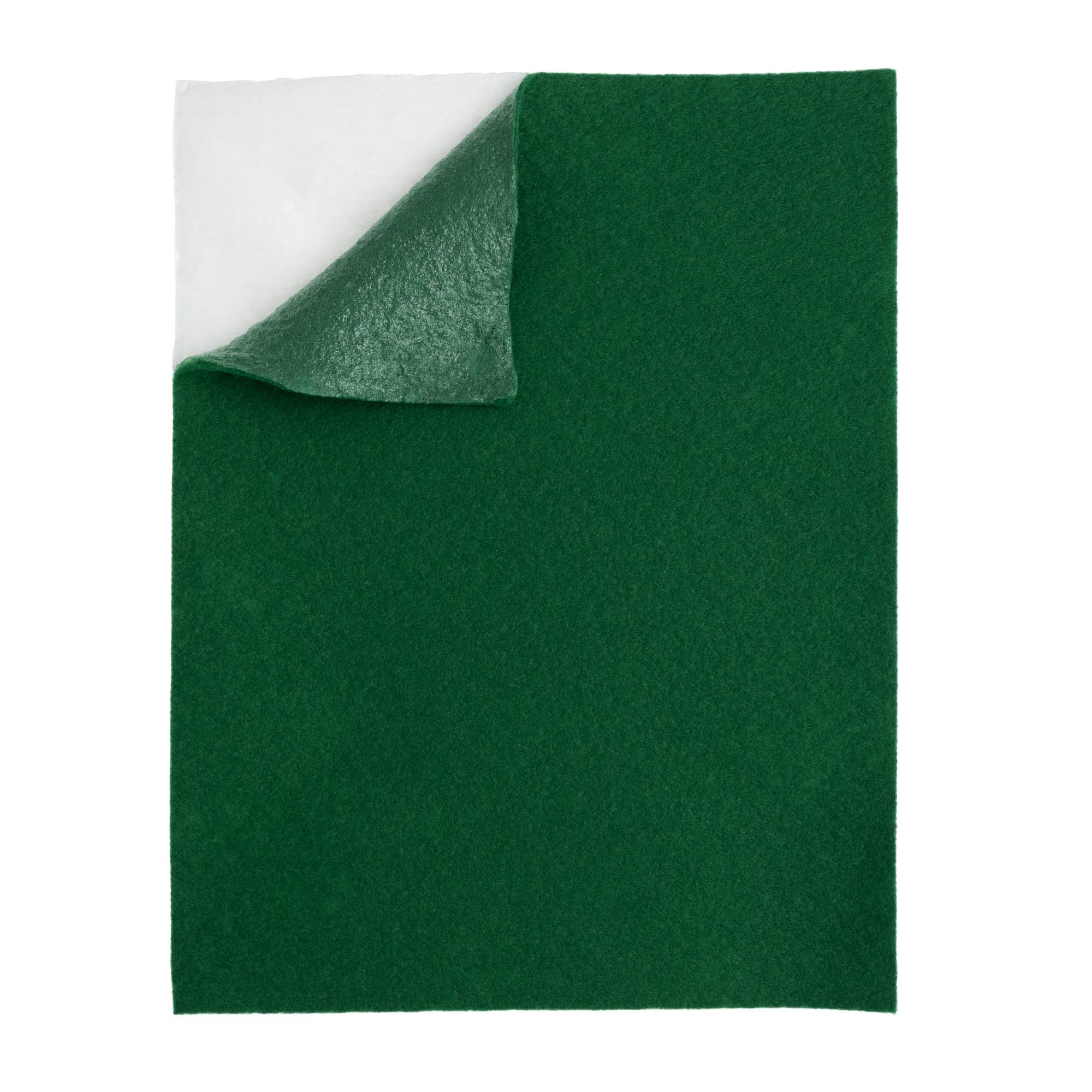 Green Self-Adhesive Felt Sheet A4