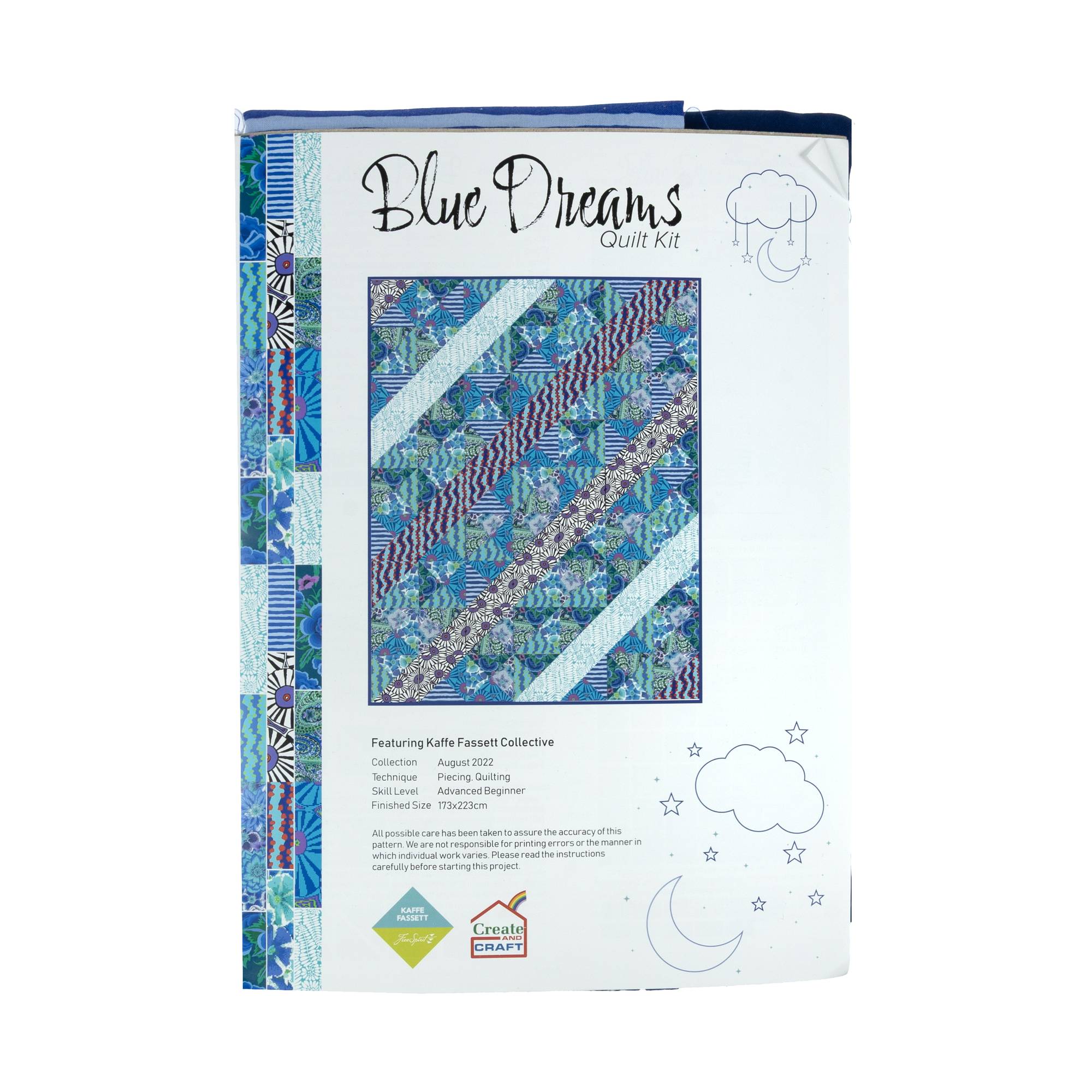 Kaffe Fassett Blue Dreams Large Quilt Kit