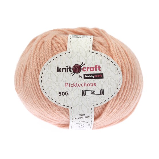 Knitcraft Soft Peach Picklechops DK Yarn 50g
