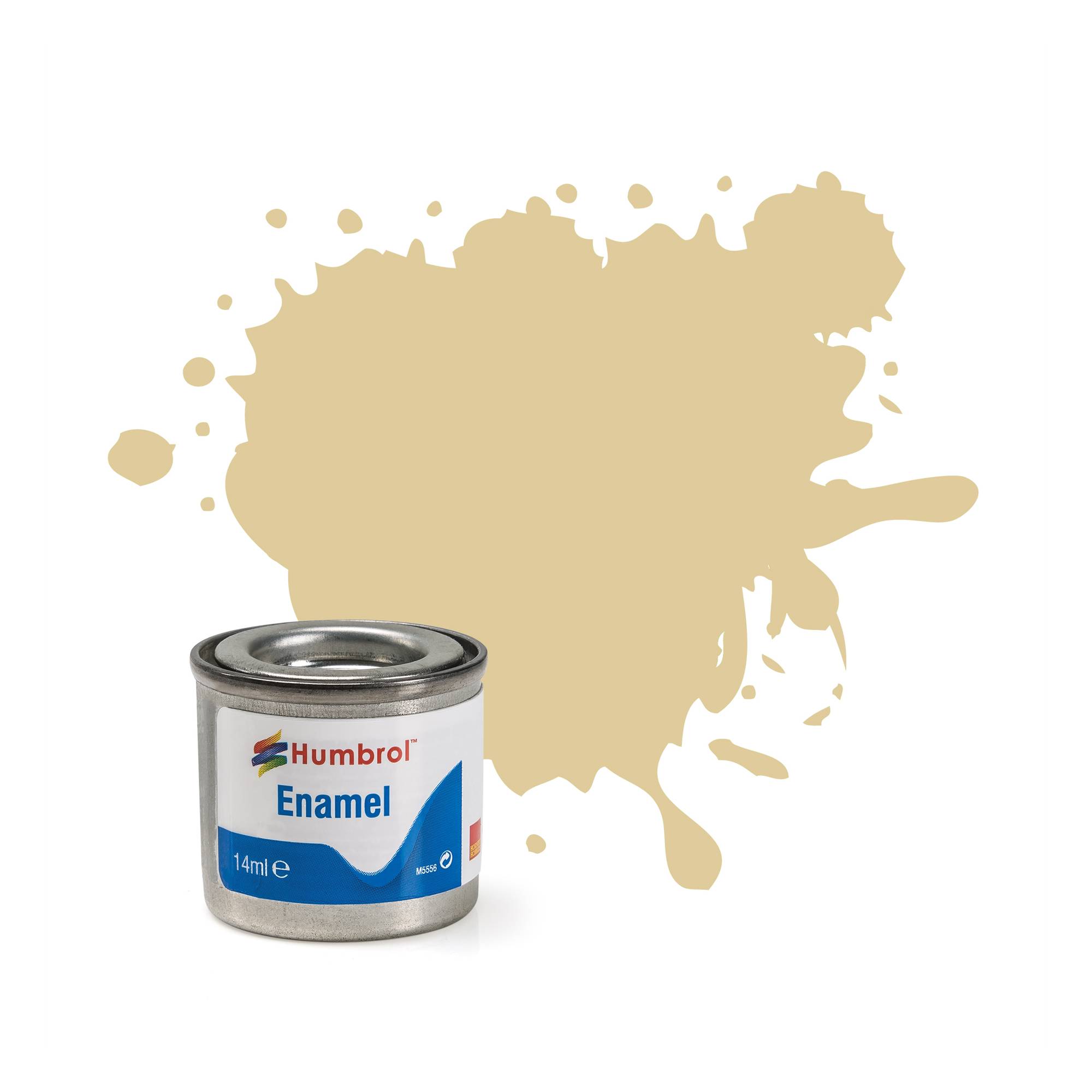 Humbrol 121 Pale Stone Enamel Matt Paint 14ml