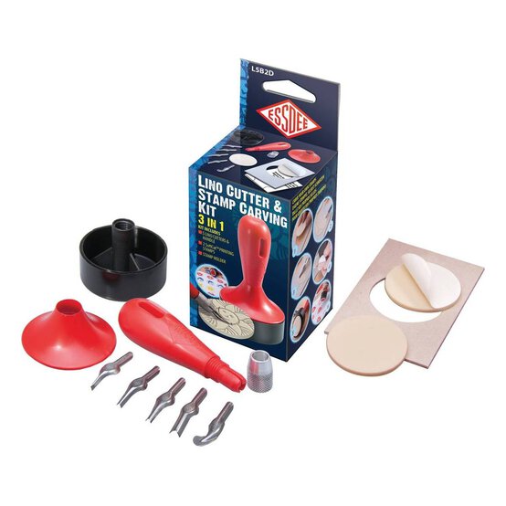 Essdee Lino Cutter and Stamp Kit