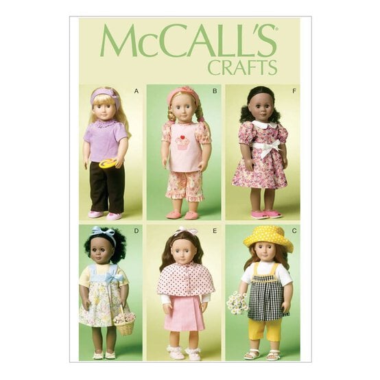 McCall’s Doll Clothes Sewing Pattern M6526
