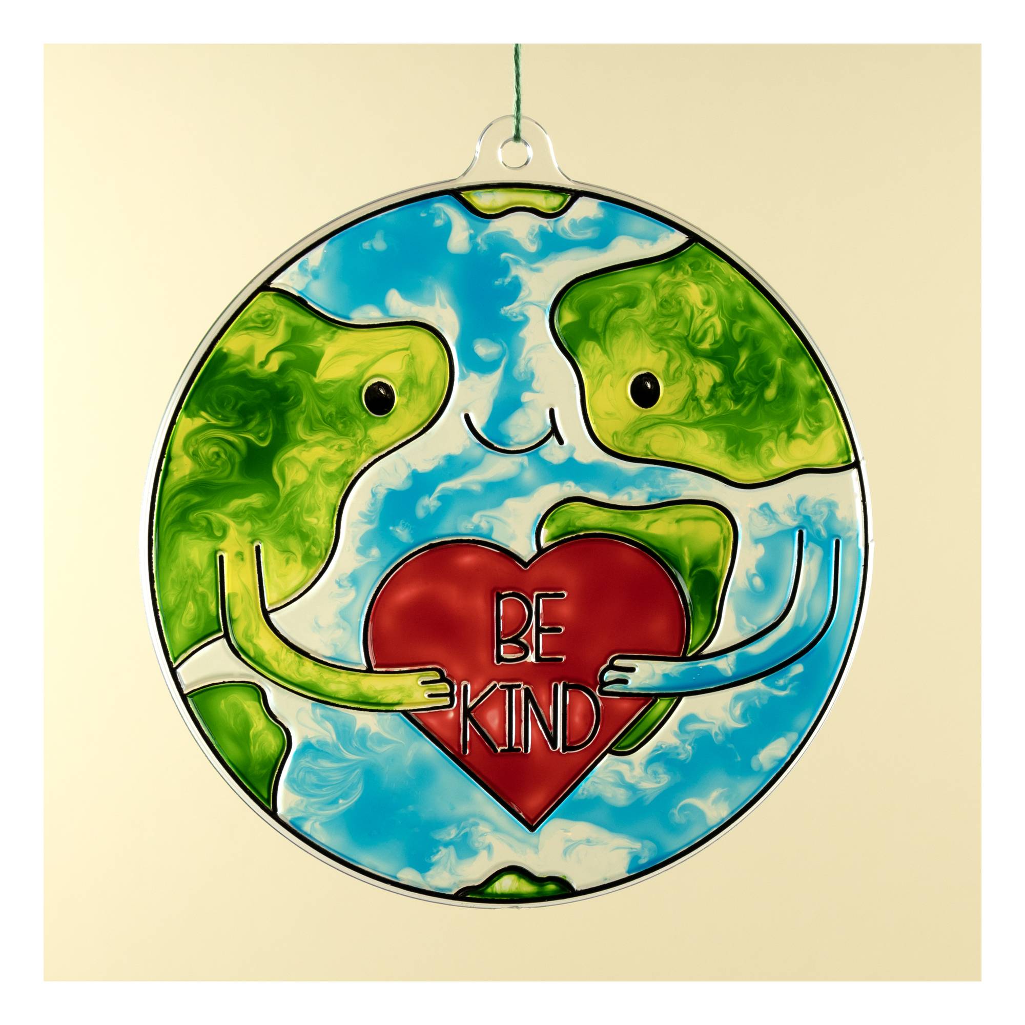 Be Kind Plastic Suncatcher