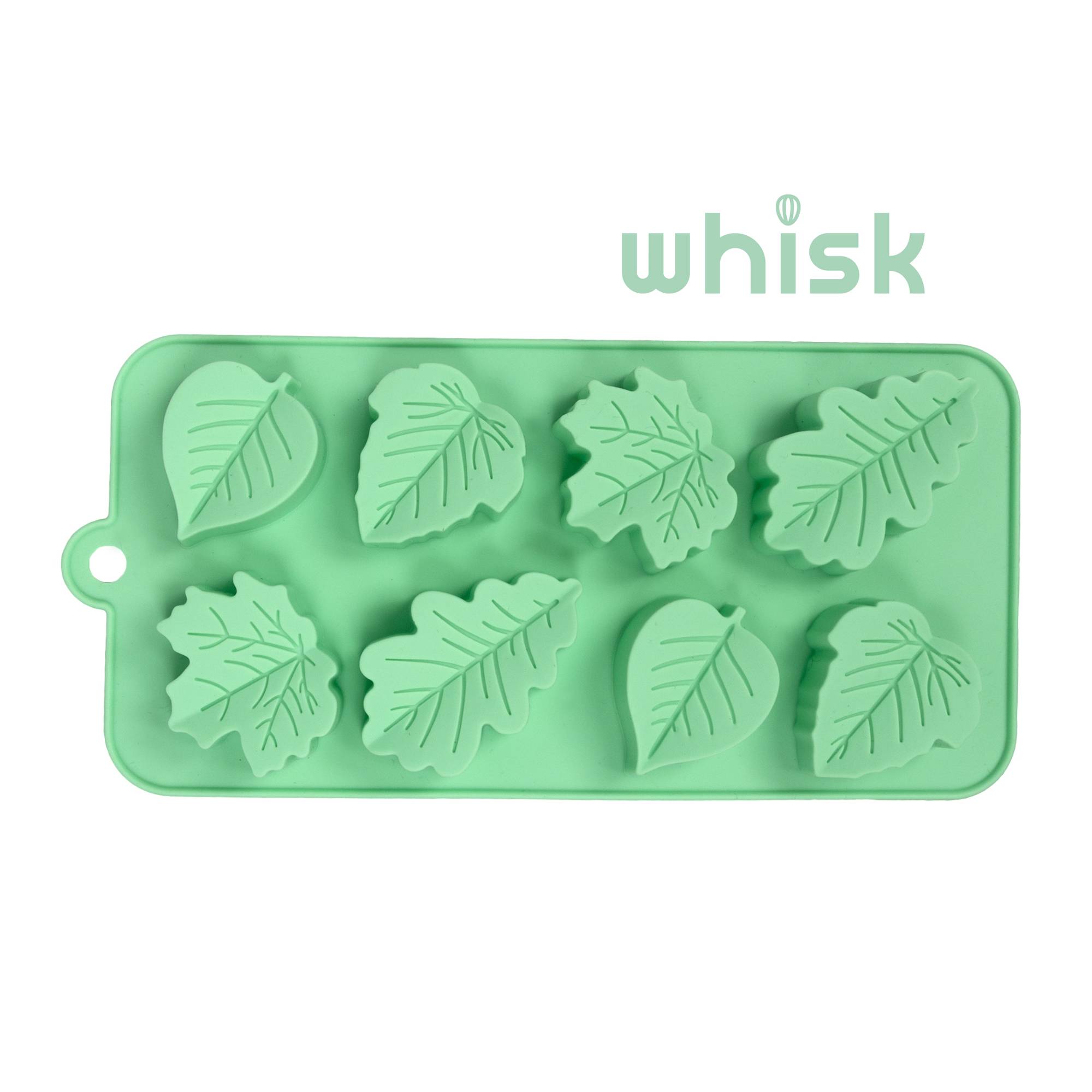 Whisk Assorted Leaf Silicone Candy Mould 8 Wells