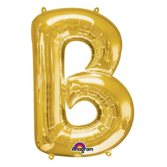 Extra Large Gold Foil Balloon Letter B
