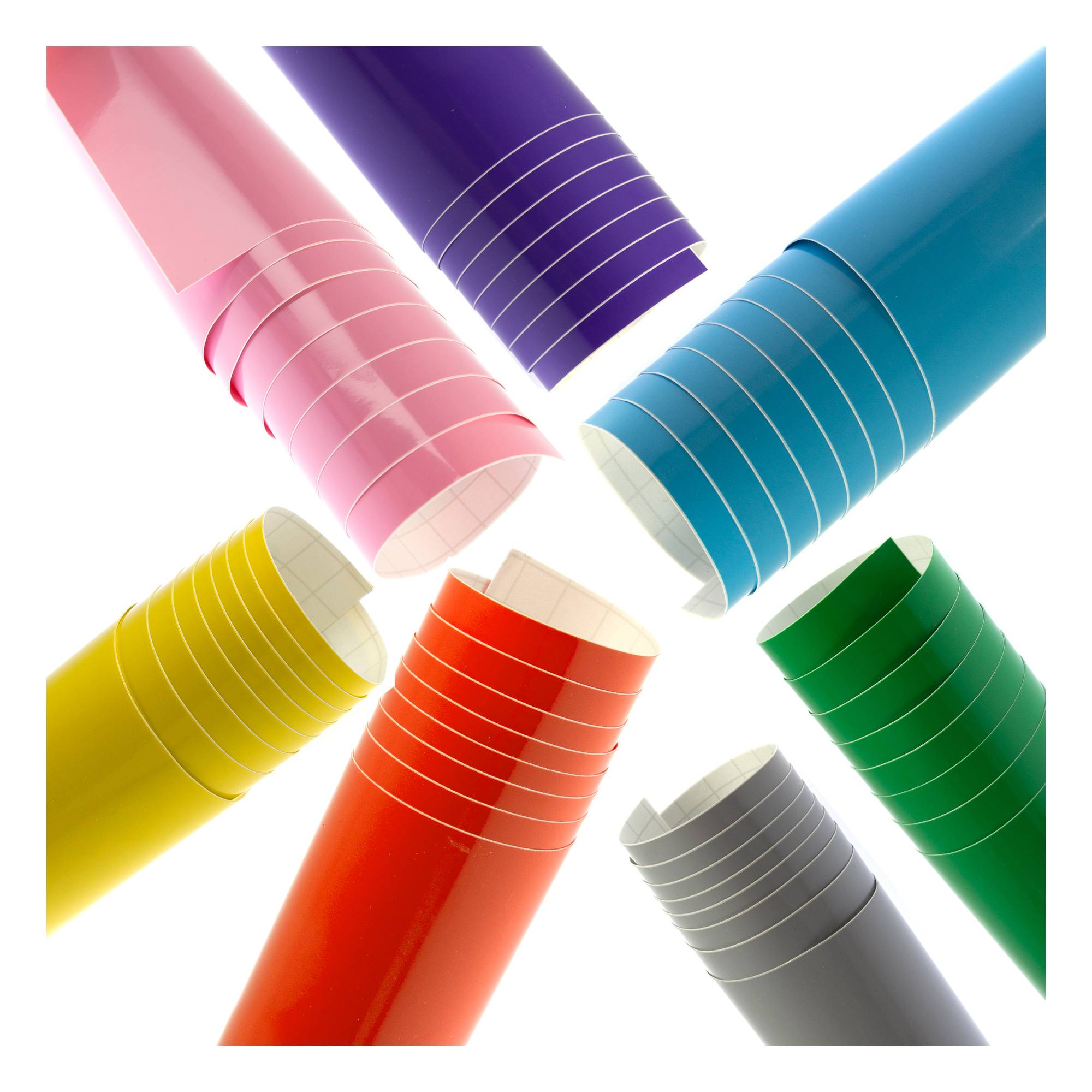 Rainbow Glossy Permanent Vinyl 7 Pack Bundle