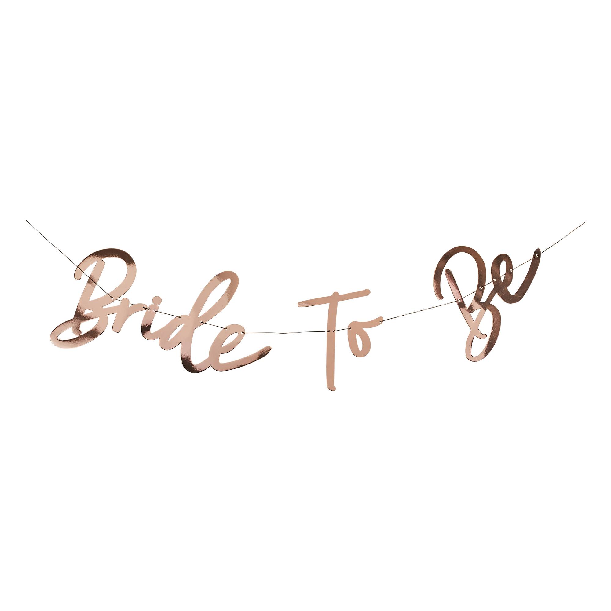 Rose Gold Bride to Be Banner 2m