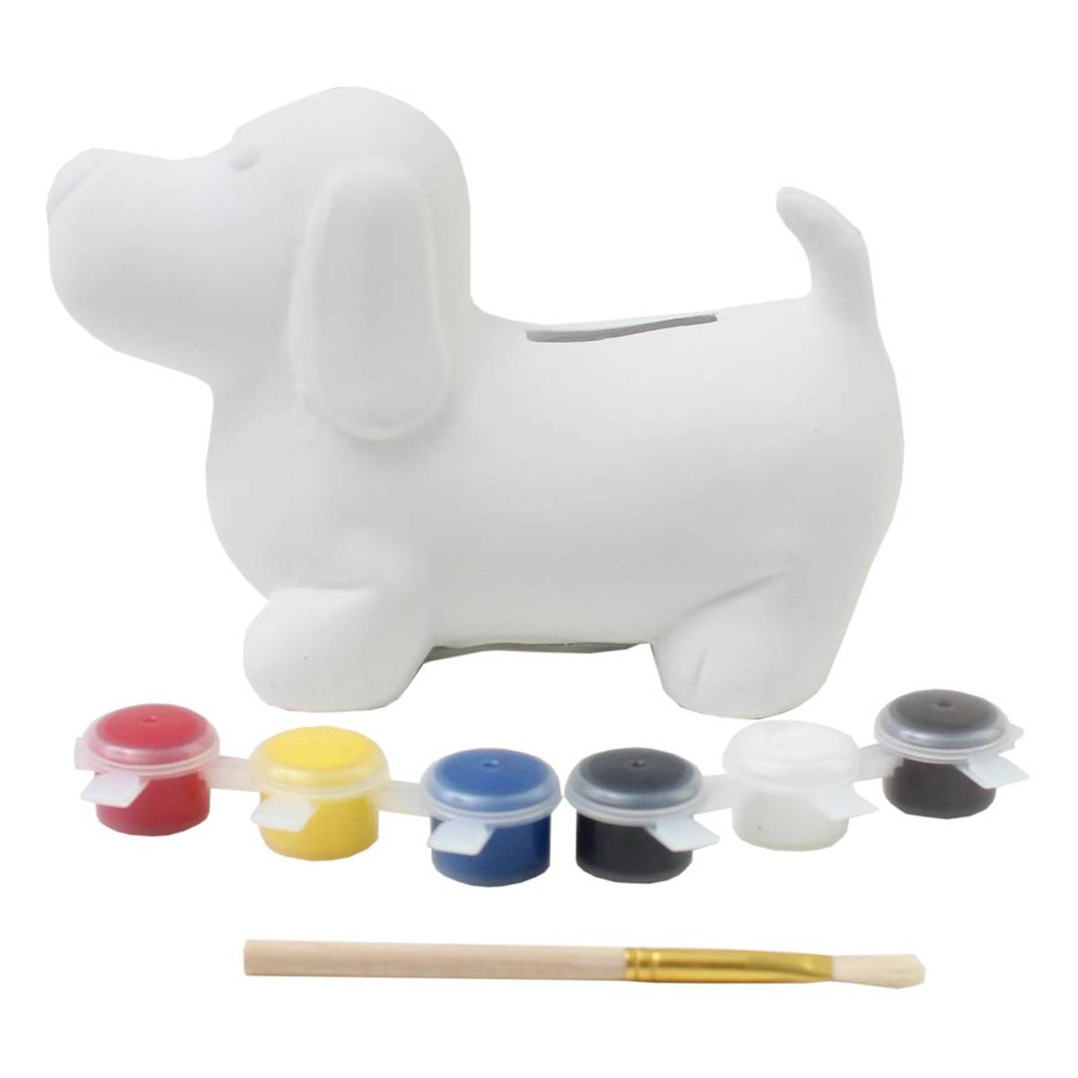 Paint Your Own Dog Money Box